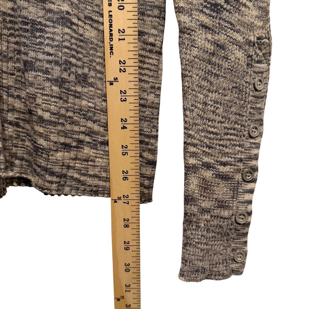 Sundance Ribbed Henley Women's L Brown Tan Knit Sweater Earthy Casual Natural - Picture 8 of 8